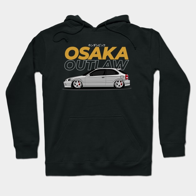 honda civic osaka outlaw Hoodie by rclndsgn